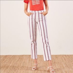 Reformation Roper Cropped Straight Leg Granada 25